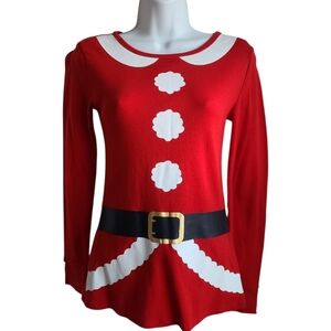 Christmas Holiday Santa Clause Shirt XS